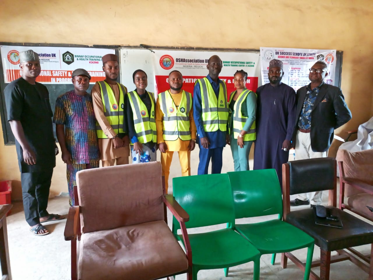 BINNAF Occupational Safety and Health Training Center Awareness/Sensitization Session with students of UK Success School of Health Science and Technology